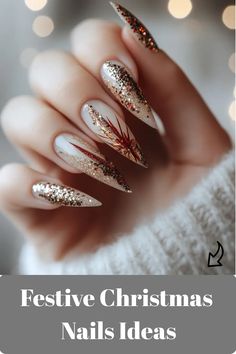 Get in the festive spirit with these stunning Christmas nails designs! Whether you prefer a simple and elegant look or bold and colorful, there's a nail design for Christmas that will suit your style perfectly. From classic red and green hues to chic short nails or glamorous acrylics, there are endless possibilities to make your nails shine this holiday season. Elevate your manicure game with these beautiful Christmas nail designs and spread joy everywhere you go! Nail Design For Christmas, Chic Short Nails, Christmas Nail Designs Holiday, Christmas Nails Designs, Christmas Nails Ideas, Festive Christmas Nails, Design For Christmas, Green Hues, Christmas Nail Designs