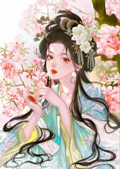 Ancient Chinese Art, Semi Realistic, Girly Drawings, Girls Art, Anime World, Anime Drawing, Art Fantasy, Ancient Chinese, Romance Novels