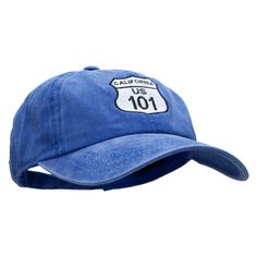 US 101 Embroidered Unstructured Pigment Dyed Cotton Cap.100% cotton twill.One size fits most, Fits up to XL.Adjsutable buckle closure .Crown measures 3.5 inches deep.6 panels, unstructured low profile.Stiff and precurved 2.7 inch long bill.Adult/Unisex. A great hat for any live events, causal settings, or eventful outings.8(W) X 11(L) X 4 1/2(H) inches.Flexible, soft and durable material.Fabric has a brushed and vintage feel and look.Hand wash only.All Seasons.Imported. Sticker Patches, City Design, Patch Design, City State, Live Events, Custom Hats, Ball Cap, All Seasons, Fashion Games