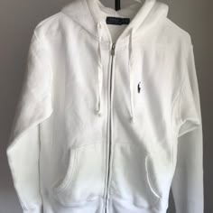 Condition: Brand New With Minor Flaws.(Pic 2, Pic 3) Size: Xs Bust: 96cm Length: 60cm 84% Cotton, 16% Polyester The Original Price Is $168 Cozy White Cotton Outerwear, Casual Cotton Outerwear By Ralph Lauren, White Long Sleeve Hoodie With Cozy Fit, White Cozy Fit Long Sleeve Hoodie, White Cotton Outerwear For Loungewear, White Long Sleeve Hoodie For Loungewear, White Sporty Cozy Fit Top, White Cozy Fit Top With Ribbed Cuffs, Cozy Fit White Athleisure Outerwear