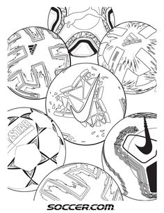 soccer ball coloring pages for kids to print out and color with the name on it