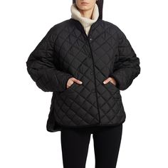 Winter Workwear Quilted Jacket With Diamond Quilting, Classic Quilted Outerwear For Work, Winter Diamond Quilted Outerwear For Work, Long Sleeve Diamond Quilted Outerwear For Fall, Diamond Quilted Long Sleeve Outerwear For Fall, Fall Long Sleeve Outerwear With Diamond Quilting, Diamond Quilted Outerwear For Fall Workwear, Diamond Quilted Outerwear For Work In Fall, Fall Workwear Outerwear With Diamond Quilting