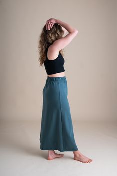 The Lounge Maxi Skirt is both flattering and simple, this skirt is a fantastic way to lounge or it can be dressed up and taken out for dinner or work. It travels well, and looks great with our crop tees and cardigans. Our Lounge Collection features the softest and stretchiest organic cotton French Terry! You can freely move or lounge in long-lasting 95% organic cotton and 5% spandex. Feel completely at ease in soft earth tones, 4-way stretch, and fabric that is just so flattering for all bodies. Relaxed Maxi Skirt With Elastic Waistband For Loungewear, Chic Lined Skirt For Loungewear, Versatile Long Skirt For Fall, Casual Pleated Skirt With 4-way Stretch, Flowy Midi Skirt For Loungewear, Chic Loungewear Skirt With Elastic Waistband, Versatile Flowy Maxi Skirt For Day Out, Flowy Long Skirt For Loungewear, Lined Skirt For Loungewear