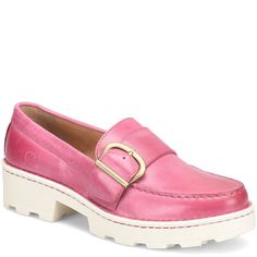 Contessa | Born Shoes Chic Loafers With Lug Sole For Spring, Leather Platform Loafers For Summer, Chic Spring Loafers With Lug Sole, Summer Leather Slip-on Platform Loafers, Summer Slip-on Leather Platform Loafers, Casual Slip-on Platform Loafers With Leather Footbed, Casual Loafers With Lug Sole And Round Toe, Spring Slip-on Platform Loafers With Round Toe, Slip-on Platform Loafers With Round Toe For Spring