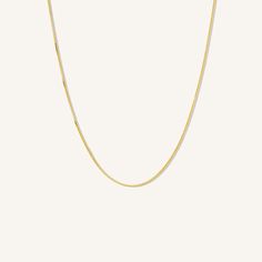 Our Thin Box Chain Necklace is a definite must-have for your jewelry collection. It’s dainty and understated, yet it just adds the perfect amount of sparkle to your outfit. If you’re looking for a necklace to wear every day by itself or layered - this is it! It's made in 14k gold filled so it's tarnish-resistant, waterproof, and hypoallergenic. Wear it 24/7 without worry - to date night, Sunday brunch with the girls, and to sleep! Details 14k gold filled -or- sterling silver chain, lobster clasp Box Chain Necklace, Matching Jewelry, 925 Sterling Silver Chain, Sunday Brunch, Ring Size Guide, Favorite Rings, Box Chain, Sterling Silver Chain, Ring Necklace