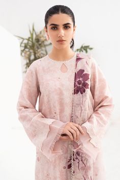 Brand: JAZMINProduct Code: DELIA-D10Collection: Delia by Jazmin Spring Summer Unstitched Lawn CollectionFabric: Lawn DESIGN DETAILS: Digital Printed Embroidered Lawn Front Panel Digital Printed Embroidered Lawn Front Side Panel Digital Printed Embroidered Lawn Sleeves Embroidered Front & Back Borders Digital Printed Lawn Back Digital Printed Chiffon Dupatta Digital Printed Cambric Trouser DISCLAIMER:* Lining, Laces, and Tassels are not included in unstitched variants.* Embellishment items in stitched outfits are subject to market availability.* The actual colors of the outfit may vary from the colors being displayed on your device. CARE INSTRUCTIONS: Extra Fabric Has Been Used For Shoot Original Color May Vary Slightly From The Picture Dry Clean Recommended Iron The Clothes At Moderate Tem Semi-stitched Lawn Suit With Intricate Embroidery, Intricate Embroidery Lawn Suit For Eid, Pink Cambric Palazzo Set With Chikankari Embroidery, Cambric Palazzo Set With Dabka Work, Resham Embroidered Cambric Fabric, Resham Embroidery On Cambric Fabric, Intricate Embroidery Unstitched Cambric Suit, Unstitched Embroidered Cambric Fabric, Pink Embroidered Lawn Suit