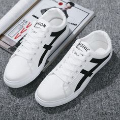 Lasaky - Stylish Casual Sport Shoes: Womens White Leather Flats Black Stilettos, Casual Sport, Stiletto Sandals, Casual Sport Shoes, Shoes Womens, Rubber Heels, Leather Flats, Synthetic Leather, High Heel Sandals