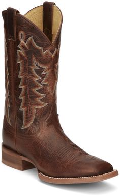 PRICES MAY VARY. Leather upper Contrast stitching along shaft Removable orthotic insole Rubber outsole 12 inch shaft The Carsen Square Toe Cowboy Boots From Justin Boots Is A Traditional Cowboy Boot. Slide Into These Boots Easily Thanks To The Pull Loops. Featuring A Decorative Shaft And Removable Orthotic Insole. Boot For Men, Square Toe Cowboy Boots, Square Toe Western Boots, Cowboy Boots Square Toe, Western Boots For Men, Rugged Boots, Justin Boots, Western Boot, Cowboy Boot