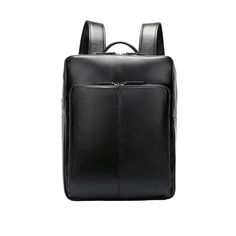 Genuine Leather Luxury Black Backpack Luxury Laptop Backpack, Button Bag, Design Bag, Going To School, Business Laptop, Belt Purse, Unique Bags, Handle Design, Bar Accessories