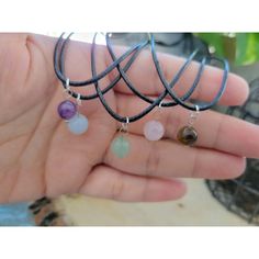 Crystal Beads Necklace /Healing Jewelry /Protection Crystals -