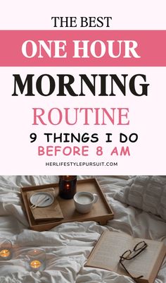 Looking for a productive morning routine for self care and wellness on a busy day? Start a one hour morning routine that allows you to become better and form good morning habits. Here are 9 things I do before 8am every day. This easy morning routine is for you, even if you're super busy.  Morning routine schedule | Miracle morning | Morning routine checklist |  Healthy morning routine | Morning workout routine | Morning routine | Positive mindset | Daily morning routines #morningroutine Daily Wellness Routine, Morning Routine Before 9-5, Good Morning Routine Healthy, Relaxing Morning Routine, Basic Morning Routine, Morning Routine Checklist For Women, Healthy Daily Routine Schedule, 8 Am Morning Routine