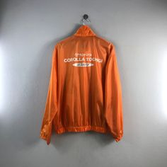 "PLEASE READ DESCRIPTION BELOW BEFORE BUYING👇🏻 *ITEM:Vintage Toyota Corolla Jacket *ITEM DETAILS: 👇🏻 Please be aware that all vintage items will usually show a few signs of wear or fading due to age, but anything visible such as stains or holes, and serious flaws have been photographed.For any further information on this item please contact us and we will be happy to help. *SIZE:XLARGE *ACTUAL SIZE MEASUREMENT: 👇🏻 *PIT TO PIT(WIDTH):25\"INCHES *LENGTH(FROM SHOULDER): 27\"INCHES 22&25 *ALL Vintage Toyota, Football Jackets, Fashion Menswear, Car Racing, Japanese Cars, Outfits Fashion, Toyota Corolla, Windbreaker Jacket, Race Cars