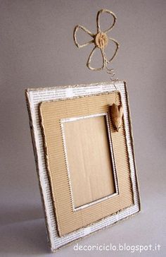 an ornament made out of cardboard and string