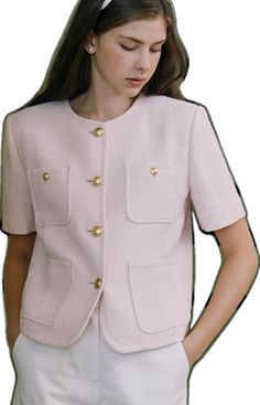 Elegant Short Sleeve Blazer With Buttons, Elegant Tailored Short Sleeve Outerwear, Tailored Short Sleeve Elegant Outerwear, Elegant Short Sleeve Outerwear For Fall, Elegant Short Sleeve Fall Outerwear, Sleeve Jacket, Half Sleeve, Half Sleeves, Collage