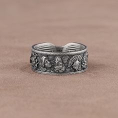 Handmade Greek Mythology Ring, Antique Greek Olympus Gods Statue Ruins Meander, Sterling Silver Ring, Ancient Greece Memorial Gift Made of 925 silver and handcrafted by hand, this ring is not only an accessory piece that complements your daily elegance, but also has details that will reflect your character and style. It is also a great gift to give to your loved ones on their special days. At SavisSilver, we always give importance to the satisfaction of our customers, we recommend you to read th Greek Ring, Grece Antique, Black Onyx Bracelet, Sterling Silver Wedding Band, Silver Wedding Bands, Onyx Bracelet, Ring Antique, Ancient Greece, Greek Mythology