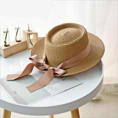 FREE SHIPPING ON ALL ORDERS OVER $50 | 100% SATISFACTION GUARANTEED Click "ADD TO CART" To Get Yours Now | Up To 60% OFF ✨ This Arimonz Summer Sun Hats Straw Hat Ribbon Bow Beach Hat Casual Straw Flat Top is an elegant and fancy hat. The crown is made of straw and the arc of the hat is made of excellent ribbon. It will give your face a delicate and charming air. You can choose to wear them in different places with your different clothes. The beach hat is easy to match most clothes of your everyd Casual Straw Hat, Star Wars Origami, Flat Top Hats, Flat Top Hat, Vacation Hat, Summer Hats Beach, Summer Straw Hat, Summer Hats For Women, Straw Sun Hat