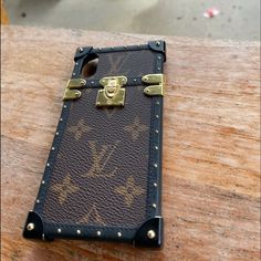 Lightly Used Louis Vouitton Iphone X Phone Case With Tags. Very Durable And Will Last You A Long Time, Great Attention To Detail On This Phone Case And The Gold Is Such A Nice Touch. Very Small Scratch On Corner Refer To Pictures. Iphone X Phone, Vintage Kate Spade, Melissa Shoes, Louis Vuitton Accessories, Leather Slides, Iphone 7 Cases, Vintage Chanel, The Gold, Phone Case Accessories