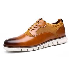 Brogue Men's Casual Shoes - TJ419 TJ419 shoes are crafted from premium split leather; these men's casual brogue shoes combine style and comfort seamlessly. They offer breathability and durability, thanks to the quality materials. The rubber outsole ensures superior traction, while the synthetic lining keeps your feet dry and comfy. With a bonded leather insole for added support and cushioning, they prioritize your comfort. These shoes have a timeless brogue design adorned with decorative perfora Top Shoes For Men, Brogues Men, Breathable Sneakers, Shoes Brown, Unique Shoes, Justin Timberlake, Classic Shoes, Retro Stil, Look Plus