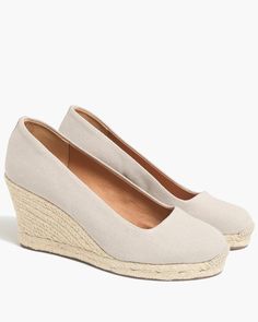 Factory: Canvas Espadrille Wedges For Women Flats For Women, Over 60 Fashion, Sneaker Jewelry, 60 Fashion, Maternity Shops, Sneaker Heels, Espadrille Shoes, Wedge Espadrille, Espadrilles Wedges