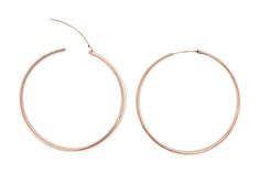 These may look like ordinary endless hoop earrings, but their tiny wire build holds a convenient little secret: they’re actually hinged. You just pull the post up and away from the hoop, insert it in your ear easily, and then slip the post into the tube in the back of your ear. It’s what everyone wants yet they are so hard to find! This hinged hoop combines the look of a traditional endless hoop with the easy-to-wear convenience of a hinged design. Perfect as a beginner’s earring for young child Everyday Rose Gold Pierced Hoop Earrings, Small Hoop Earrings In Rose Gold, Everyday Rose Gold Hoop Earrings, Adjustable Nickel Free Rose Gold Hoop Earrings, Rose Gold Metal Hoop Earrings, Adjustable Small Hoop Earrings In Rose Gold, Adjustable Rose Gold Hoop Earrings, Nickel-free Rose Gold Hoop Earrings, Rose Gold Small Hoop Earrings