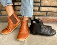 The Best Barefoot Chelsea Boots That Don't Squish Your Toes! | Anya's Reviews Vivobarefoot Shoes, Barefoot Boots, Chelsea Boots Style, Outfit Inspired, Fall Winter Wardrobe, Foot Health, Barefoot Shoes, Comfortable Boots, Winter Fits