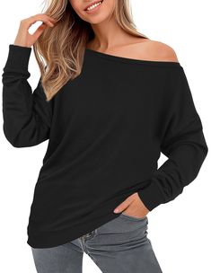 PRICES MAY VARY. Versatile Off-Shoulder Design: This sweatshirt can be worn as off-shoulder for a chic look, or as a classic boatneck for a more modest style, catering to different fashion preferences Inclusive Sizing Options: Available in sizes ranging from M to 3XL. Whether you prefer a relaxed or slightly fitted look, it provides the flexibility to suit different shapes and sizes Premium Fabric for Comfort and Durability: Crafted from high-quality materials, including 95% polyester and 5% spa Casual Oversized Boat Neck Top, Casual Off-shoulder Top For Loungewear, Oversized Off-shoulder Loungewear Top, Oversized Off-shoulder Cotton Top, Relaxed Fit Boat Neck Tops For Fall, Casual Cotton Off-shoulder Top With Long Sleeves, Casual Cotton Off-shoulder Long Sleeve Top, Casual Black Off-shoulder Top, Casual Boat Neck Top With Relaxed Fit