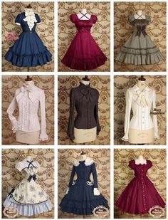 Old Fashion Dresses, Illustration Fashion Design, Kawaii Clothes, Mode Vintage