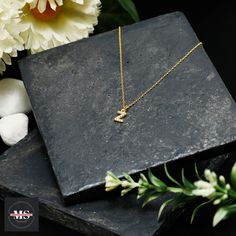 "Personalized Initial Necklace - Custom Pave Stone Initial Necklace- Minimal Letter Necklace - Initial gold plated Jewelry -Letter Necklace We have SILVER and ROSE GOLD options too, Please contact us if you would like us to produce any of them for you! Here is the link for SILVER plated necklace; https://www.etsy.com/listing/999097927/personalized-initial-necklace-custom?ref=shop_home_active_1&frs=1 Here is the link for ROSE GOLD plated necklace; https://www.etsy.com/listing/999107219/rose-g Letter Necklace Initials, Letter Necklace Silver, Silver Name Necklace, Name Necklace Silver, Sterling Silver Name Necklace, Clover Jewelry, Handwriting Jewelry, Going To Sleep, Silver Necklaces Women