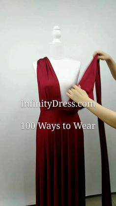 Tie Infinity Dress, How To Wear Infinity Dress, How To Tie Infinity Dress, Infinity Dress Tutorial, Infinity Dress Ways To Wear, Infinity Dress Styles, Wrap Over Dress, Face Mask Pattern, The Cool Hour