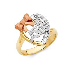 Gold Rings Jewelry, Sweet 15, Right Hand Rings, Rose Gold Heart