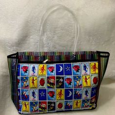 Can't get enough of Loteria Items try our Loteria bundles and Loteria bags! Fun Rectangular Shopping Bags, Fun Rectangular Shopping Bag, Fun Rectangular Beach Bag For Shopping, Fun Beach Tote Bag For Shopping, Fun Tote Beach Bag For Shopping, Playful Tote Beach Bag For Shopping, Multicolor Rectangular Beach Bag With Removable Pouch, Fun Multicolor Bags With Removable Pouch, Fun Rectangular Large Capacity Bags