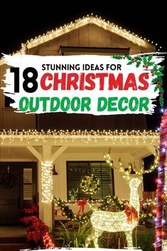 50 Outdoor Christmas Decoration Ideas for a Merry Home