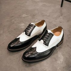 Men's Wedding Leather Oxfords | ZORKET Men's Brogues, Oxford Shoes For Men, Brogues Men, Womens Boat Shoes, Leather Formal Shoes, Leather Wedding, Office Shoes, Oxford Shoes Men, Shoes Vintage