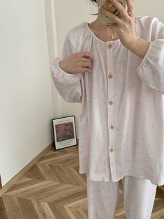 Immerse yourself in comfort and whimsical charm with our Pink Doll Kitty Long Sleeves and Pants Pajama Set. Crafted with meticulous attention to detail, this delightful ensemble features an enchanting doll kitty motif adorning both the long-sleeved top and coordinating pants. Perfect for lounging around the house or enjoying a peaceful night's sleep, our Pink Doll Kitty Pajama Set combines style and comfort effortlessly. Treat yourself to a touch of whimsy with this charming addition to your sleepwear collection. 100% Cotton Relax Fit (stretchy waistband) Breathable (great for all seasons) Machine Safe (gentle - cold setting, please hang dry when possible) General Size Guide: Size S/M -> Size 0 - 4 Size M/L-> Size 4 - 8 Size L/XL -> Size 8 - 12 Looking for more coziness? Shop our loungewea Cute Loungewear Sets With Long Pants, Feminine Long Sleeve Bedtime Sets, Cute Pink Sets For Daywear, Pink Daywear Set With Long Pants, Stylish Bedding, Bed Sheet Sizes, Fitted Bed Sheets, Pink Doll, Stylish Beds