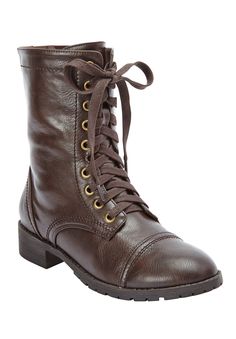 Winter Shoes For Women, Closed Toe Shoes, Winter Shoes, Mid Calf Boots, 7 11, Brown Boots, Lace Up Boots, Winter Women, Side Zip