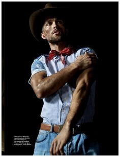 Tobias Models Western Fashions Mens Cowboy Style, Tobias Sorensen, Top Male Models, Man Magazine, Cowboy Vintage, Elite Model Management, Boho Men