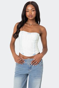 Mist Lacey Ribbon Corset – edikted Ribbon Corset, Wwe T Shirts, Boned Bodice, Girls Graphic Tee, Square Neck Top, Girls Blouse, Swimwear Dress, Sweaters And Jeans, Puff Sleeve Top