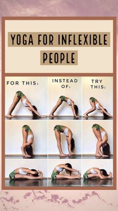 yoga for inflexible people - screenshots by the body and mind