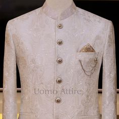 Organza embroidered silm fit customized prince coat Men Ethnic Wear India, White Sherwani, Prince Suit, Jodhpuri Suits, Formal Menswear, Blue Sherwani, Sherwani For Men Wedding, Wedding Kurta, Wedding Kurta For Men