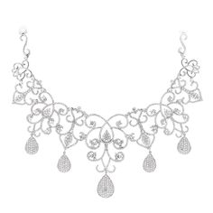 Item Code: 802620&#44 Chandelier Necklace, Diamond Chandelier, Trendy Fashion Jewelry, Hot Jewelry, Jewellery Necklace, Diamond Necklaces, Women's Jewelry Sets, Girls Necklaces, Lovely Jewellery