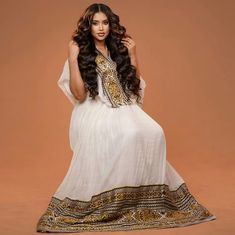 Exquisite Patterns: Handwoven Habesha Dress with Meticulous Detailing – TheEthiopianStore Holiday Wedding Dress, Habesha Dress, Ethiopian Dress, Habesha Kemis, Caicos Islands, Wedding Dresses Simple, Intricate Patterns, British Indian, Turks And Caicos Islands