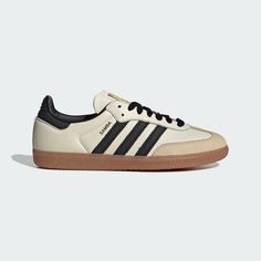 adidas Samba OG Shoes - White | Free Shipping with adiClub | adidas US Samba Og Shoes, Samba Shoes, Adidas Samba Og, Basket Noir, Samba Og, Adidas Spezial, Cream Shoes, Football Shoes, Black Sand