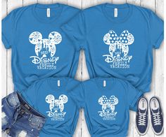 Custom Disney Vacation  Family Matching Trip 2022 Tshirt Disney Shirts For Family 2023, Family Sweatshirts Matching Disney, Family Matching Graphic T-shirt For Disney Trips, Disney Family Tshirts, Disney Christmas Vacation, Family Reunion Shirts Designs, Disney Matching Shirts, Family Shirts Disney, Family Disney Shirts Matching