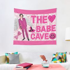 Lightweight polyester wall hanging available in three sizes. High-quality edge to edge sublimation print on one side. Hang them on bedroom/ dorm rooms or use them to divide a space. Perfect for anything ❤️ Bedroom Tapestry, Teenage Girl Room, Babe Cave, Cave Wall, Tapestry Bedroom, Dorm Walls, Bedroom Dorm, Dorm Room Decor, Girl Room