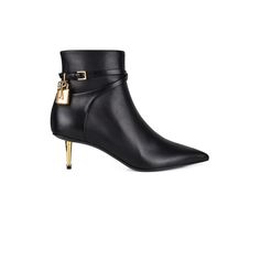 Padlock Boots In Black Leather Tom Ford.
Ankle Strap With Buckle And Gold Lock.
Zipper Closure On The Side Not Apparent. 
Golden Heel Of 5.5 Cm.
Pointed Toe.
Made In Italy. Size Type: It Sku: Mo-W2960t-Lcl002 Welcome To The Official Luosophy Poshmark Closet! Luosophy Is A Luxury Brand Reselling Company Founded In San Diego, Ca From 2016. All Our Products Are Imported From Italy And Sold In The Usa. We Do Our Best To Provide High Fashion, Luxury Items At Affordable Prices. We Guarantee All Our Pr Leather Toms, Tom Ford Shoes, Fashion Luxury, Luxury Items, Luxury Brand, Tom Ford, Luxury Branding, Ankle Strap, High Fashion