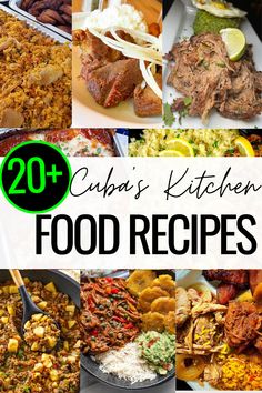 collage of photos with the words culp's kitchen food recipes