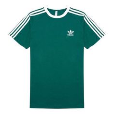 Gift To Boyfriend, Green Shorts, Striped Tee, Striped Shorts, Stylish Sneakers, Adidas Men, Adidas Originals, Round Neck, Loose Fitting