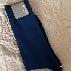 Nwt Navy Blue Dress Socks Shoe Size 6- 12.5 Smoke Free Pet Free Home Casual Navy Cotton Socks, Classic Blue Winter Socks, Classic Fitted Blue Socks, Classic Fitted Cotton Socks, Fitted Blue Winter Socks, Mens Dress Socks, Navy Blue Dress, Dress Socks, Mens Navy