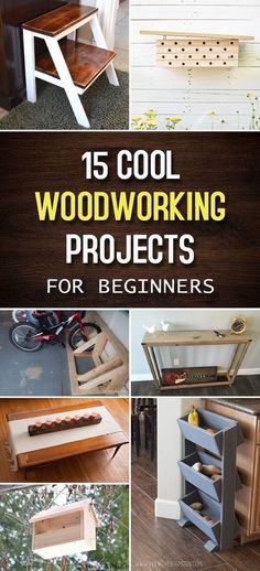 15 cool woodworking projects for beginners