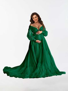 #color_Emerald Green Green Long Sleeve Prom Gown, Fitted Long Sleeve Tulle Gown, Fitted Tulle Gown With Long Sleeves, Sheer Long Sleeve Party Gown, Party Gown With Sheer Long Sleeves, Long Sleeve Sheer Prom Gown, Long Sleeve Tulle Gown With Sheer Sleeves, Long Sleeve Tulle Gown For Prom, Fitted Long Sleeve Dress With Tulle Skirt